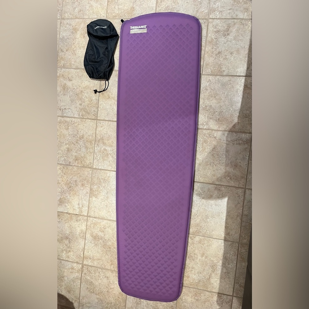 Purple Thermarest Sleeping Pad